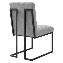 Load image into Gallery viewer, Indulge Channel Tufted Fabric Dining Chairs Set of 2 by Modway
