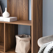 Load image into Gallery viewer, Transmit 5 Shelf Wood Grain Bookcase by Modway
