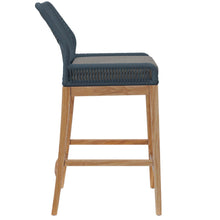 Load image into Gallery viewer, Wellspring Outdoor Patio Teak Wood Bar Stool by Modway
