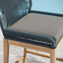 Load image into Gallery viewer, Wellspring Outdoor Patio Teak Wood Bar Stool by Modway
