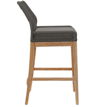 Load image into Gallery viewer, Wellspring Outdoor Patio Teak Wood Bar Stool by Modway
