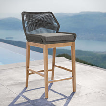 Load image into Gallery viewer, Wellspring Outdoor Patio Teak Wood Bar Stool by Modway
