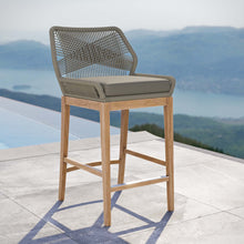 Load image into Gallery viewer, Wellspring Outdoor Patio Teak Wood Bar Stool by Modway
