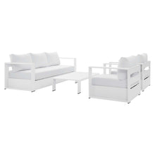 Load image into Gallery viewer, Tahoe 4-Piece Outdoor Patio Powder-Coated Aluminum Set by Modway
