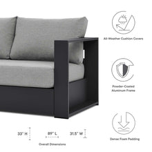 Load image into Gallery viewer, Tahoe 2-Piece Outdoor Patio Powder-Coated Aluminum Set by Modway

