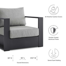 Load image into Gallery viewer, Tahoe 2-Piece Outdoor Patio Powder-Coated Aluminum Armchair Set by Modway
