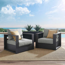 Load image into Gallery viewer, Tahoe 2-Piece Outdoor Patio Powder-Coated Aluminum Armchair Set by Modway
