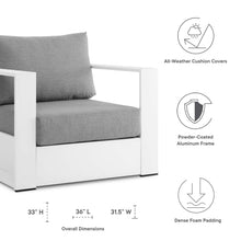 Load image into Gallery viewer, Tahoe 2-Piece Outdoor Patio Powder-Coated Aluminum Armchair Set by Modway
