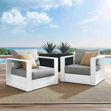 Load image into Gallery viewer, Tahoe 2-Piece Outdoor Patio Powder-Coated Aluminum Armchair Set by Modway
