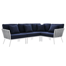 Load image into Gallery viewer, Stance Outdoor Patio Aluminum Large Sectional Sofa by Modway

