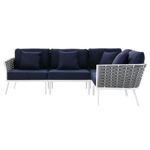Load image into Gallery viewer, Stance Outdoor Patio Aluminum Large Sectional Sofa by Modway
