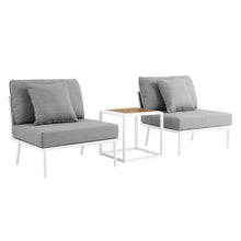 Load image into Gallery viewer, Stance 3 Piece Outdoor Patio Aluminum Set by Modway
