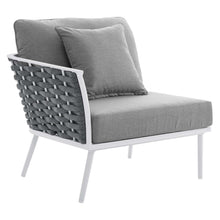 Load image into Gallery viewer, Stance 4 Piece Outdoor Patio Aluminum Sectional Sofa Set by Modway
