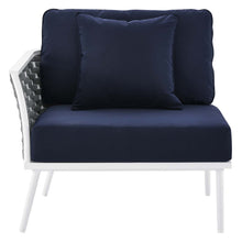Load image into Gallery viewer, Stance 4 Piece Outdoor Patio Aluminum Sectional Sofa Set by Modway
