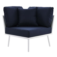 Load image into Gallery viewer, Stance 4 Piece Outdoor Patio Aluminum Sectional Sofa Set by Modway
