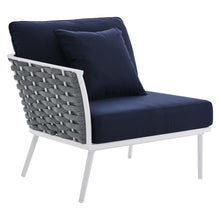 Load image into Gallery viewer, Stance 8 Piece Outdoor Patio Aluminum Sectional Sofa Set by Modway
