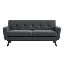 Load image into Gallery viewer, Engage Herringbone Fabric Loveseat by Modway
