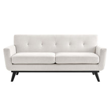 Load image into Gallery viewer, Engage Herringbone Fabric Loveseat by Modway
