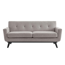 Load image into Gallery viewer, Engage Herringbone Fabric Loveseat by Modway
