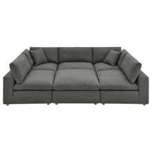 Load image into Gallery viewer, Commix 6-Piece Down Filled Overstuffed Sectional Sofa by Modway
