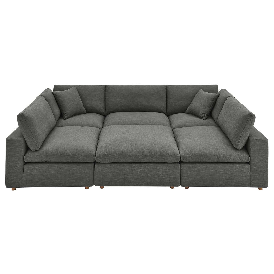 Commix 6-Piece Down Filled Overstuffed Sectional Sofa by Modway