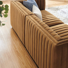 Load image into Gallery viewer, Conjure Channel Tufted Performance Velvet Loveseat by Modway
