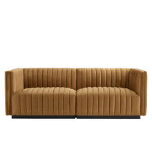 Load image into Gallery viewer, Conjure Channel Tufted Performance Velvet Loveseat by Modway
