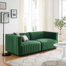 Load image into Gallery viewer, Conjure Channel Tufted Performance Velvet Loveseat by Modway
