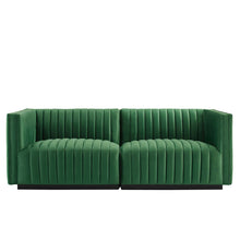 Load image into Gallery viewer, Conjure Channel Tufted Performance Velvet Loveseat by Modway
