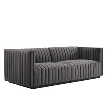Load image into Gallery viewer, Conjure Channel Tufted Performance Velvet Loveseat by Modway
