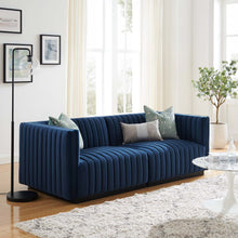Load image into Gallery viewer, Conjure Channel Tufted Performance Velvet Loveseat by Modway
