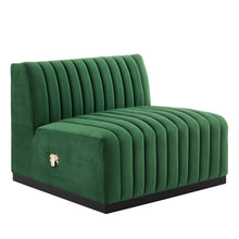 Load image into Gallery viewer, Conjure 4-Piece Channel Tufted Performance Velvet Sofa by Modway
