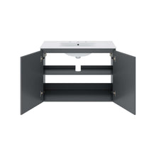 Load image into Gallery viewer, Bryn 36&quot; Wall-Mount Bathroom Vanity by Modway
