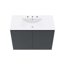 Load image into Gallery viewer, Bryn 36&quot; Wall-Mount Bathroom Vanity by Modway
