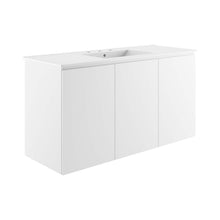 Load image into Gallery viewer, Bryn 48&quot; Wall-Mount Bathroom Vanity by Modway
