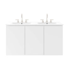 Load image into Gallery viewer, Bryn 48&quot; Wall-Mount Double Sink Bathroom Vanity by Modway

