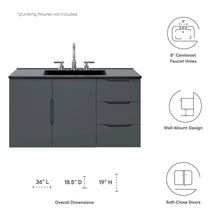 Load image into Gallery viewer, Vitality 36&quot; Bathroom Vanity by Modway

