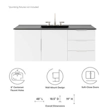 Load image into Gallery viewer, Vitality 48&quot; Single Sink Bathroom Vanity by Modway
