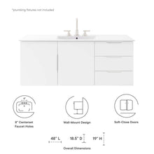 Load image into Gallery viewer, Vitality 48&quot; Single Sink Bathroom Vanity by Modway
