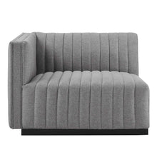 Load image into Gallery viewer, Conjure 4-Piece Channel Tufted Upholstered Fabric Sectional Sofa by Modway

