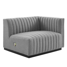 Load image into Gallery viewer, Conjure 4-Piece Channel Tufted Upholstered Fabric Sofa by Modway
