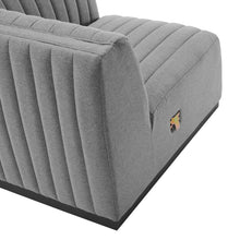 Load image into Gallery viewer, Conjure 4-Piece Channel Tufted Upholstered Fabric Sofa by Modway
