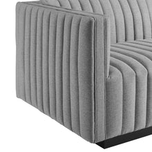 Load image into Gallery viewer, Conjure 4-Piece Channel Tufted Upholstered Fabric Sofa by Modway
