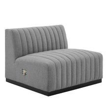 Load image into Gallery viewer, Conjure 4-Piece Channel Tufted Upholstered Fabric Sofa by Modway
