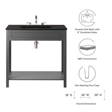 Load image into Gallery viewer, Altura 36&quot; Bathroom Vanity by Modway
