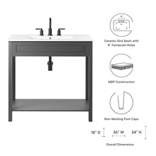 Load image into Gallery viewer, Altura 36&quot; Bathroom Vanity by Modway
