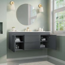 Load image into Gallery viewer, Render 48&quot; Wall-Mount Bathroom Vanity by Modway
