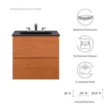 Load image into Gallery viewer, Scenic 24&quot; Wall-Mount Bathroom Vanity by Modway
