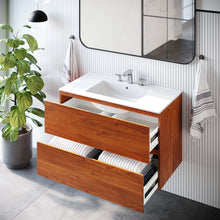 Load image into Gallery viewer, Scenic 36&quot; Wall-Mount Bathroom Vanity by Modway
