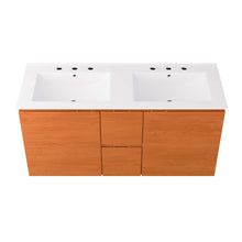 Load image into Gallery viewer, Scenic 48&quot; Double Wall-Mount Bathroom Vanity by Modway
